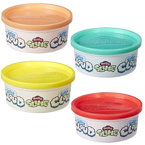 Play Doh Super Cloud Slime Single Cans Wave 1 Set