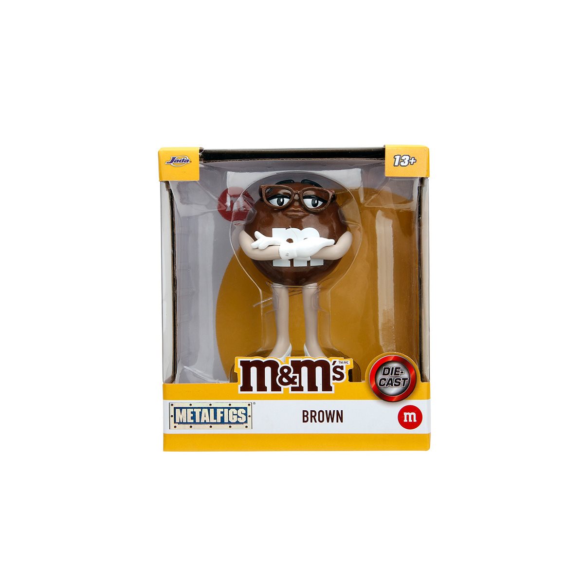 M&M's Brown MetalFigs 4-Inch Die-Cast Metal Figure