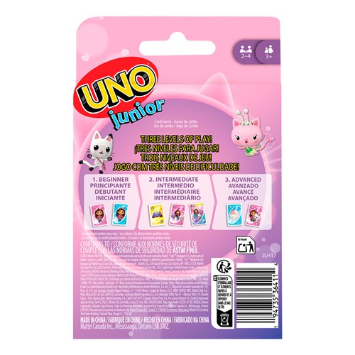 UNO Junior Gabby's Dollhouse Card Game