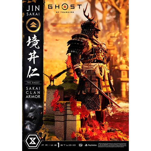Ghost of Tsushima Jin Sakai The Ghost Sakai Clan Armor Deluxe Version 1:4 Scale Ultimate Premium Mas
