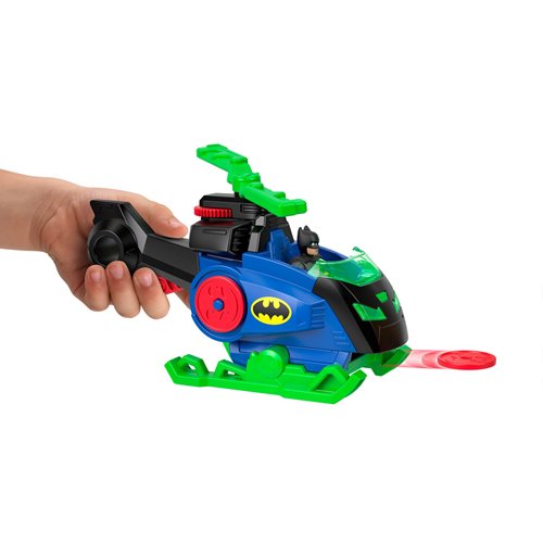 DC Super Friends Imaginext Batcopter vs Man-Bat Playset