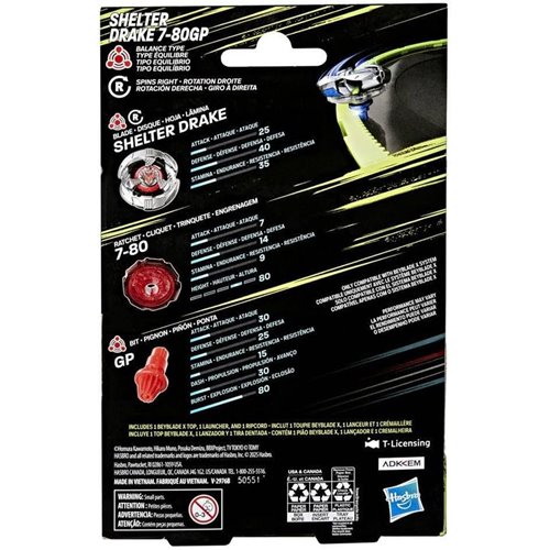 Beyblade X Starter Pack Tops Wave 6 Case of 8