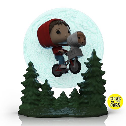 E.T. 40th Anniversary Elliot and E.T. Flying Glow-in-the-Dark Pop! Moment