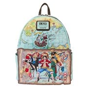 One Piece Luffy Gang Map Mini-Backpack