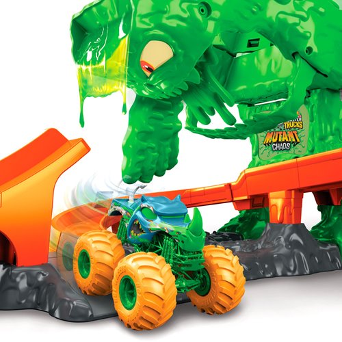 Hot Wheels Monster Trucks Mutant Chaos Monster Takedown Playset