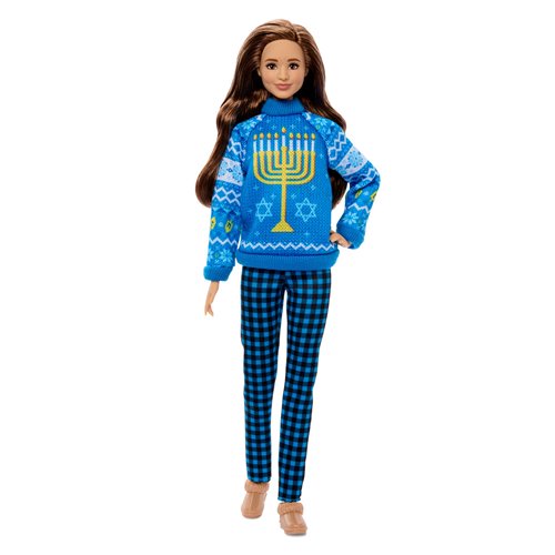 Barbie Ugly Sweater Doll with Blue Sweater
