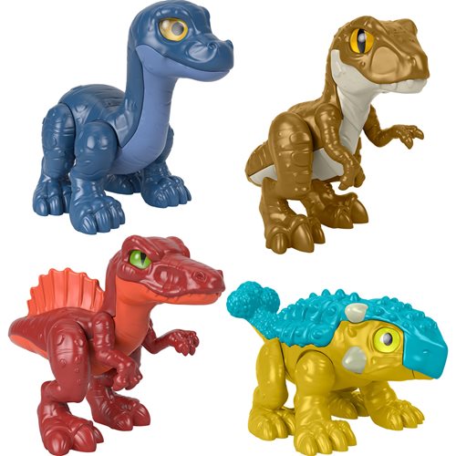 Jurassic World Camp Cretaceous Imaginext 2021 Baby Dino Case of 5