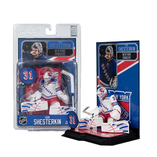 NHL SportsPicks New York Rangers Igor Shesterkin 7-Inch Posed Figure