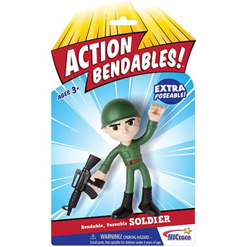 Action Bendables Soldier 4-Inch Bendable Action Figure
