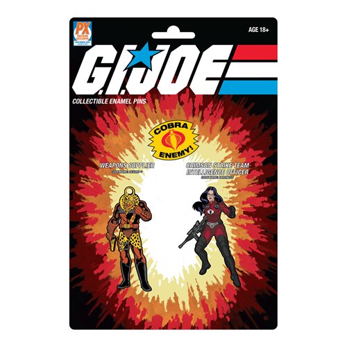 G.I. Joe Destro and Baroness Pin Set 2-Pack - Previews Exclusive
