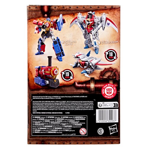 Transformers Timelines Hearts of Steel Comic Edition Optimus Prime and Starscream