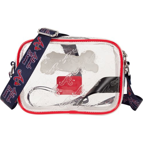 MLB Atlanta Braves Clear Crossbody Bag