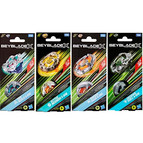 Beyblade X Booster Single Tops Wave 5 Set of 4