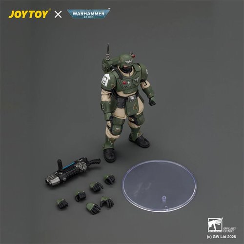 Joy Toy Warhammer 40,000 Astra Militarum Kasrkin 4 with Plasma Gun Action Figure