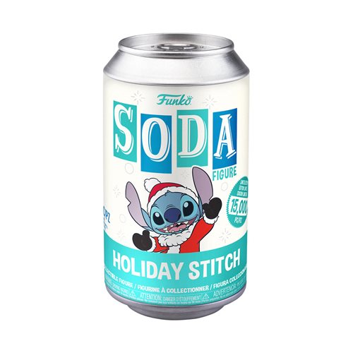 Lilo & Stitch Holiday Stitch Vinyl Soda Figure