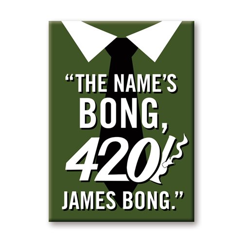 James Bong Flat Magnet