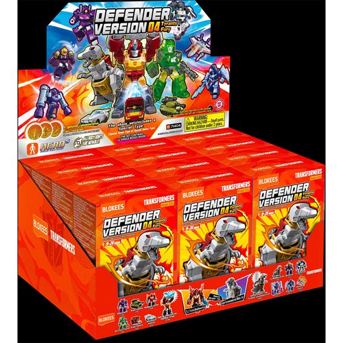 Transformers Defender Version Wave 4 Tyrants Fury  Mini Model Kit Display Case of 12