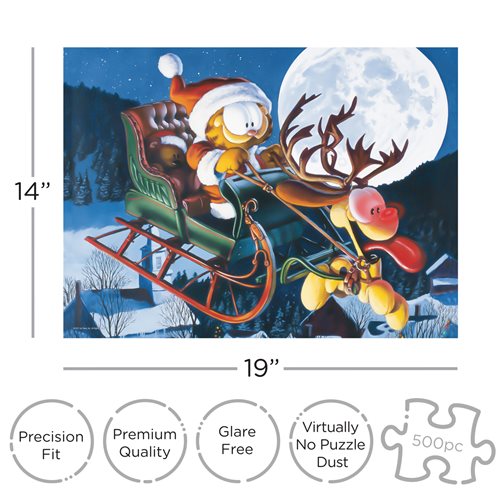 Garfield Christmas 500-Piece Puzzle