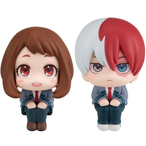My Hero Academia Ochaco Uraraka and Shoto Todoroki Look Up Mini-Figure Set