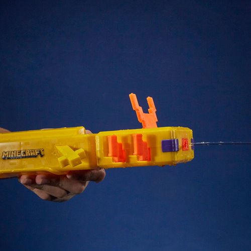 Minecraft Nerf Super Soaker Axolotl Water Blaster