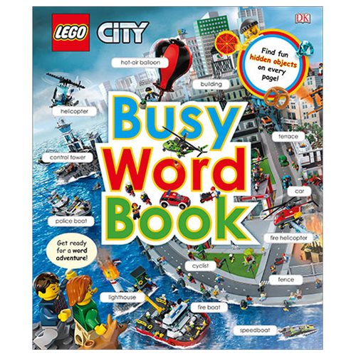 LEGO City Busy Word Book Hardcover Book