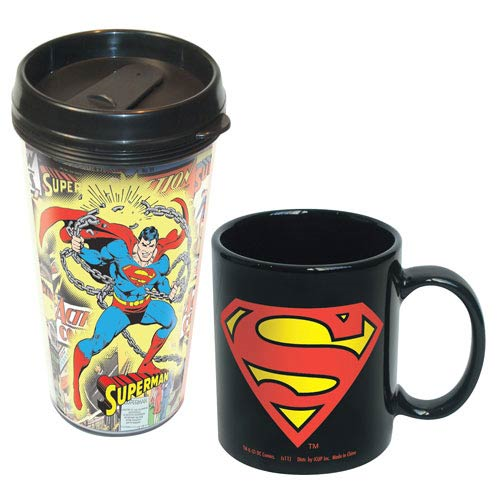 Batman Acrylic Travel Mug and Ceramic Mug 2-Pack