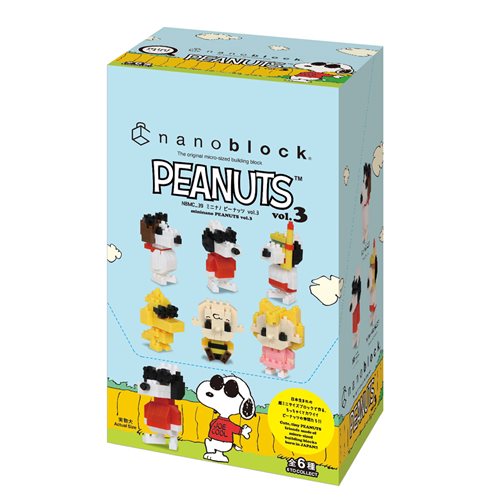 Peanuts Vol. 3 Nanoblock Mininano Set of 6