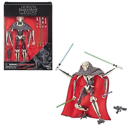 Action Figure for sale online Hasbro General Grievous Star Wars The Black Series 6in