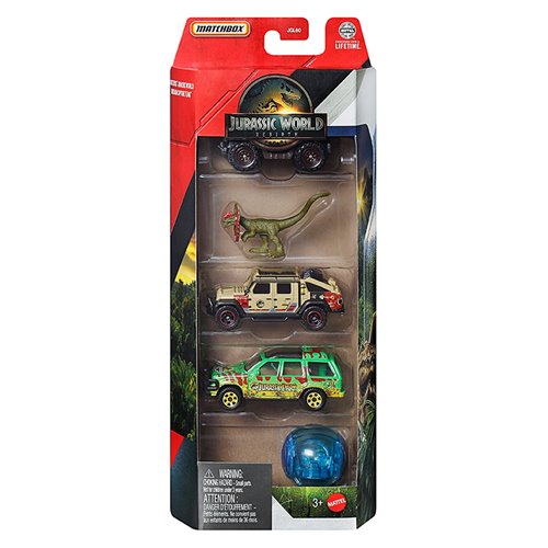 Matchbox Jurassic World 5-Pack 2025 Mix 1A Case of 12