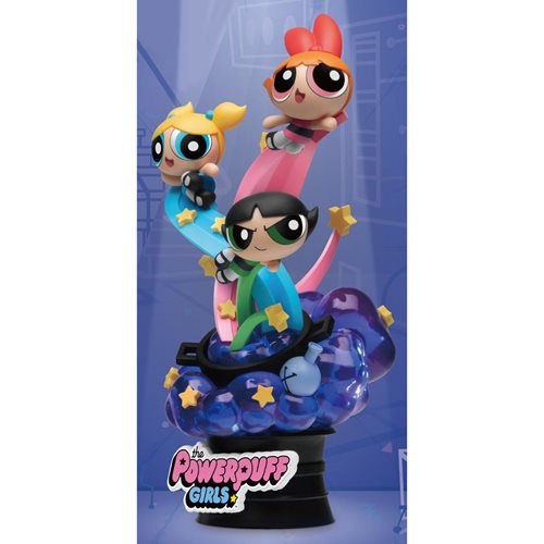 Powerpuff Girls The Day is Saved DS-095 D-Stage 6-Inch Statue