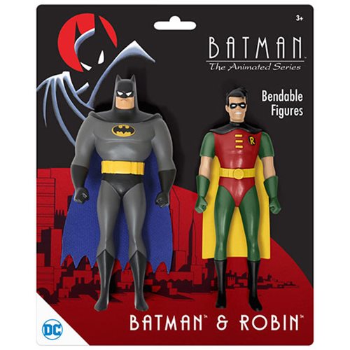Batman Adventures Batman & Robin 5 1/2-Inch Bendable Figures