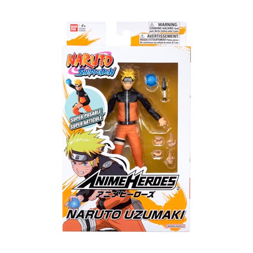 Naruto Anime Heroes Naruto Uzumaki Renewal Version Action Figure