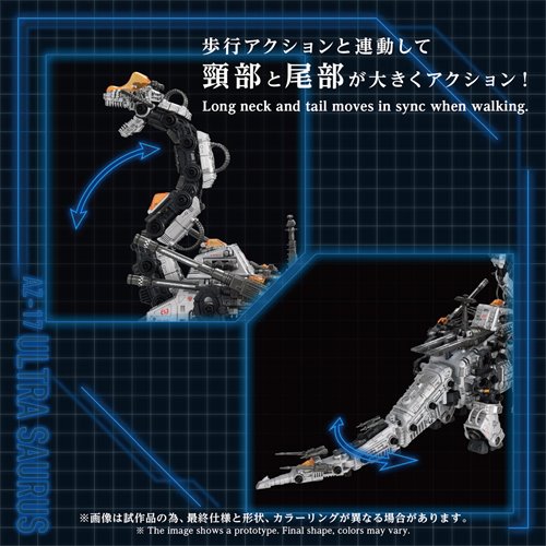 Zoids Advanced Zi AZ-17 Ultra Saurus 1:72 Scale Model Kit