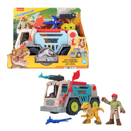 Jurassic World Imaginext Trek N' Transform Playset