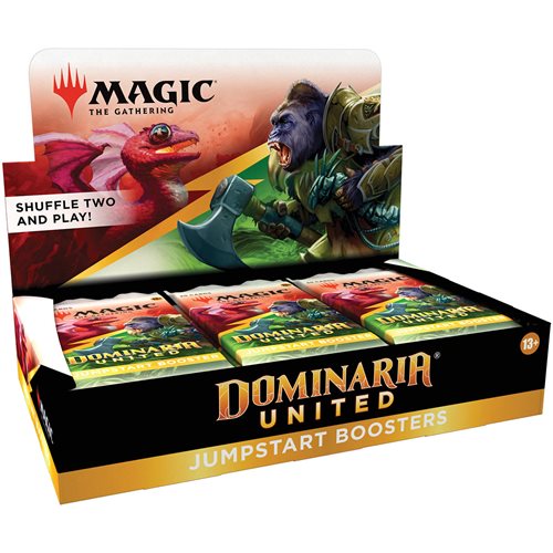 Magic: The Gathering Dominaria United Jumpstart Booster Display Case of 18