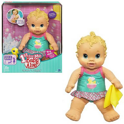 hasbro baby alive plays and giggles baby doll