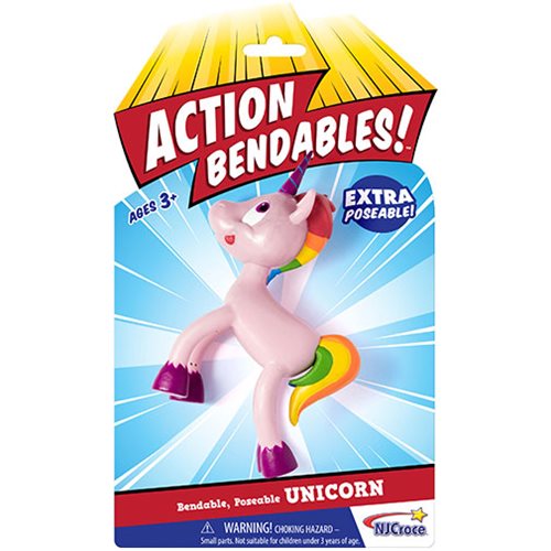Action Bendables Unicorn 4-Inch Bendable Action Figure
