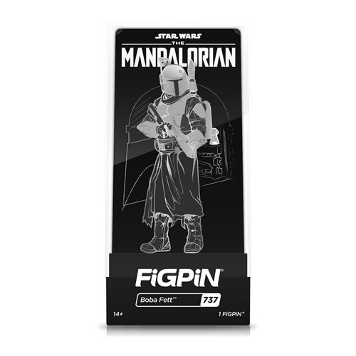 Star Wars: The Mandalorian Boba Fett Limited Edition FiGPiN Classic Enamel Pin