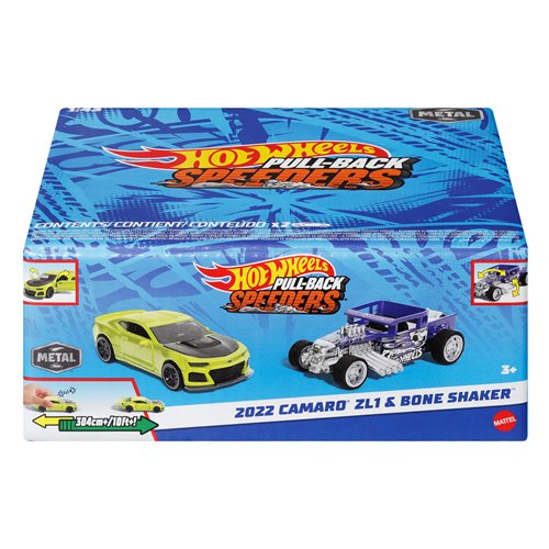 Hot Wheels Pull-Back Speeders 2-Pack 2025 Mix 1 Case of 6