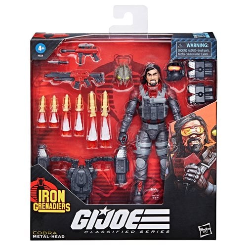 G.I. Joe Classified Series Deluxe Iron Grenadier Metal-Head 6-Inch Action Figure