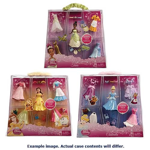 Disney Princess Favorite Moments Fashion Play Dolls Case