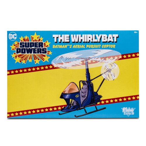 DC Super Powers The Whirly Bat Batman's Aerial Pursuit Copter Vehicle