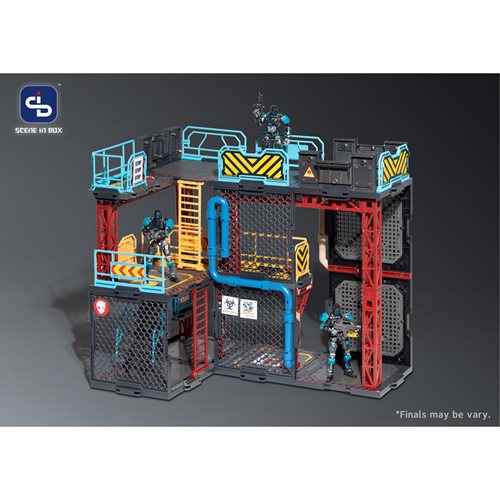 Scene in Box Industrial Depot 1:18 Scale Building Diorama