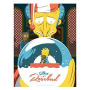 The Simpsons Rosebud Silk Screen Art Print
