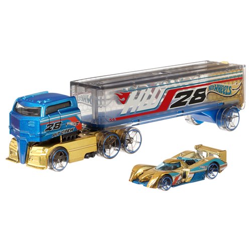 Hot Wheels Super Hauling Rig and Car 2025 Mix 5 Case of 6
