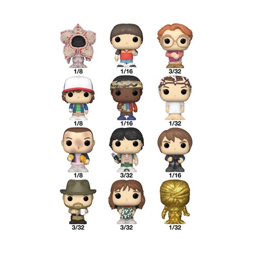 Stranger Things Season 1 Funko Bitty Pop! Singles - Random 6-Pack