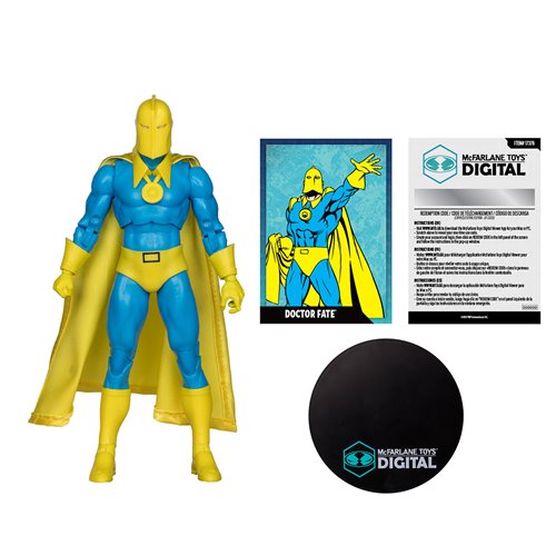 DC Direct Wave 4 Doctor Fate The Silver Age 7-Inch Scale Action Figure with McFarlane Toys Digital C