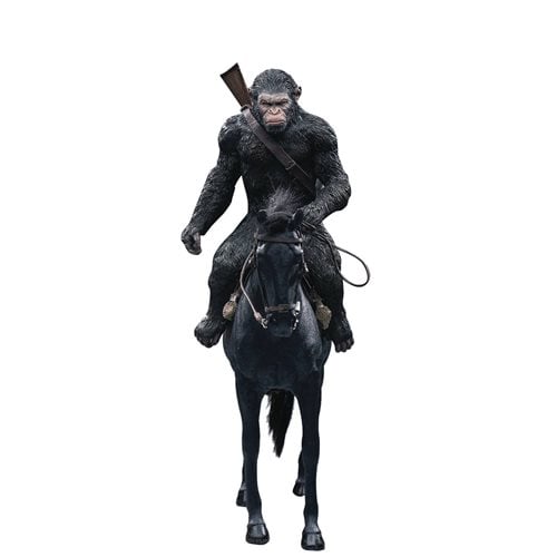 Dawn of the Planet of the Apes Caesar with Rifle Soft Vinyl Statue