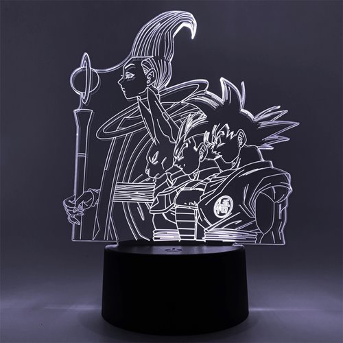 Dragon Ball Super Goku, Vegeta, Beerus, and Whis Otaku Lamp