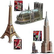 Puzz 3D Wave 2 - Eiffel Tower/Notre Dame/Chrysler Case